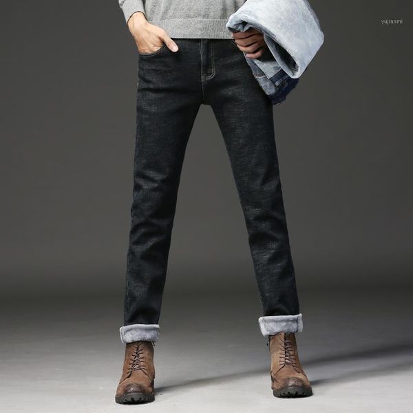 2019 new winter warm men's jeans thick stretch denim jeans straight fit trousers male cotton pants men large size40 fit for -201, Blue
2019 new winter warm men's jeans thick stretch denim jeans straight fit trousers male cotton pants men large size40 fit for -201, Blue