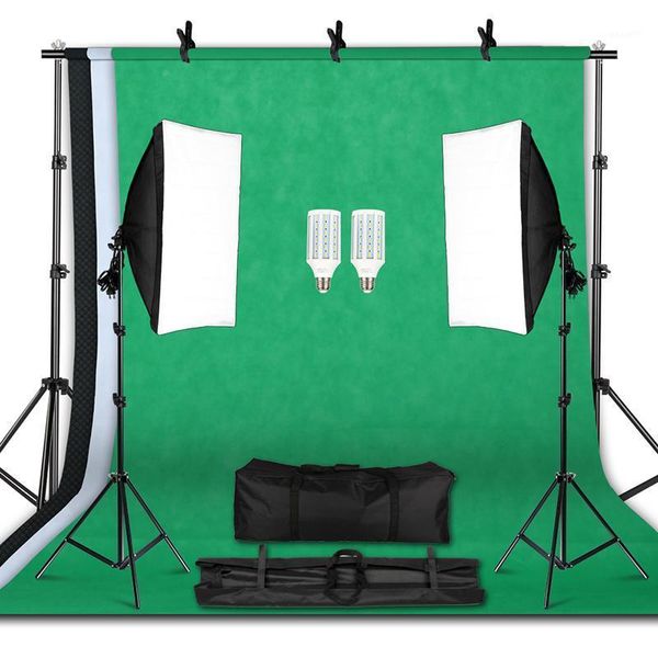 lighting & studio accessories softbox kit for po, pography and video 2 (20x28") backdrop support stand (6.6x6.6ft) + 3 backdrop1
lighting & studio accessories softbox kit for po, pography and video 2 (20x28") backdrop support stand (6.6x6.6ft) + 3 backdrop1