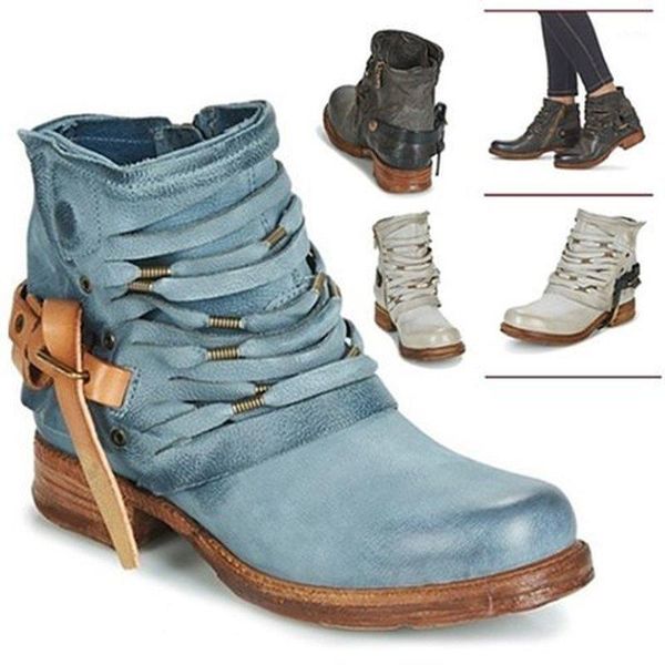 women ankle boots gladiator chunky low heels autumn warm shoes short booties round toe rome leather matin shoe botas mujer1, Black
women ankle boots gladiator chunky low heels autumn warm shoes short booties round toe rome leather matin shoe botas mujer1, Black