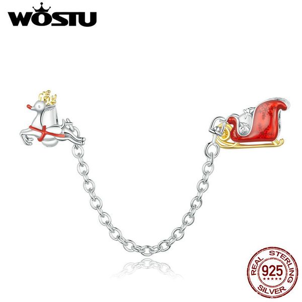 wostu 925 sterling silver christmas gift car safety chain carriage charm fit original bracelet necklace pendant jewelry cqc1667 q1219, Bronze;silver
wostu 925 sterling silver christmas gift car safety chain carriage charm fit original bracelet necklace pendant jewelry cqc1667 q1219, Bronze;silver