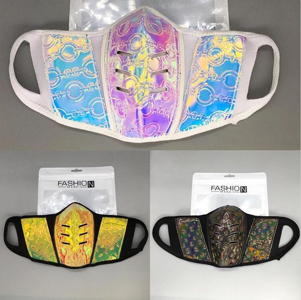 fashion mens womens 19styles pu leather sequins party masks classic rainbow color outdoor dustproof protective influenza designer reusable w
fashion mens womens 19styles pu leather sequins party masks classic rainbow color outdoor dustproof protective influenza designer reusable w