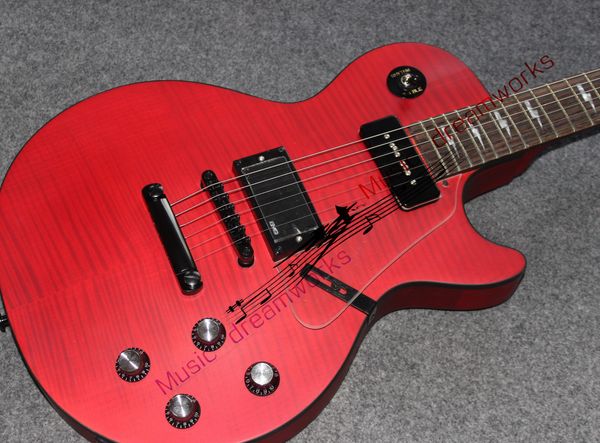 electric guitar body mahogany flame maple wood black hardware lightning inlay finish matte
electric guitar body mahogany flame maple wood black hardware lightning inlay finish matte