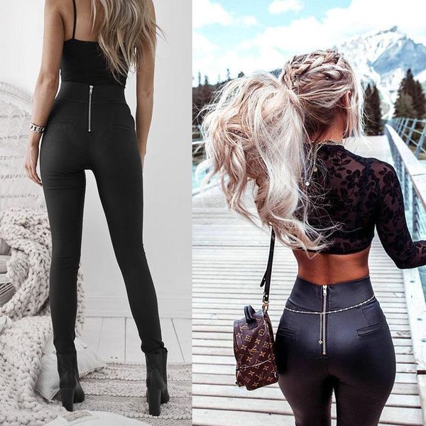 women's pants & capris women lady leather skinny stretch slim high waist trousers solid black pencil, Black;white
women's pants & capris women lady leather skinny stretch slim high waist trousers solid black pencil, Black;white