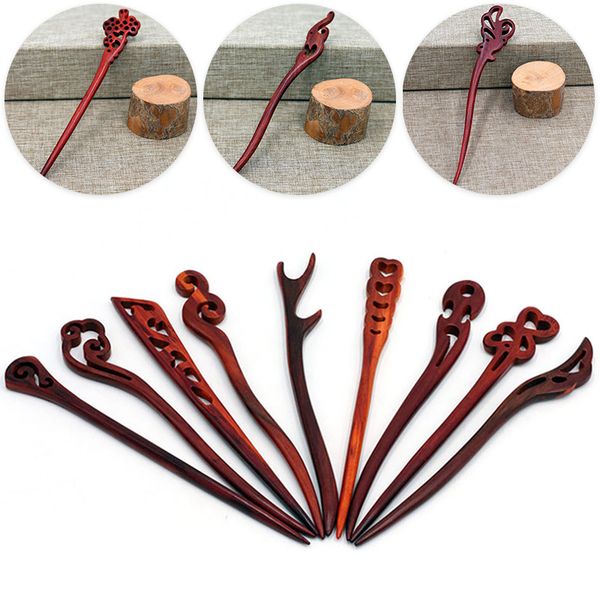 1pc vintage red sandalwood pin sticks wood chinese style chopsticks hairpins headpiece women headwear hair accessories
1pc vintage red sandalwood pin sticks wood chinese style chopsticks hairpins headpiece women headwear hair accessories