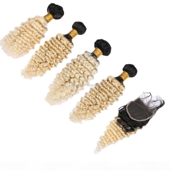 deep curly hair extensions with ombre colored 1b 613 closure 4x4 two tone color 1b 613 deep wave 3bundles with lace closure, Black;brown
deep curly hair extensions with ombre colored 1b 613 closure 4x4 two tone color 1b 613 deep wave 3bundles with lace closure, Black;brown