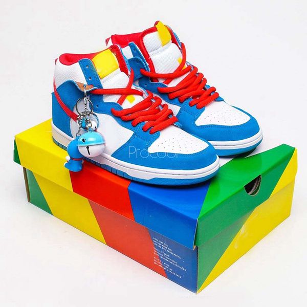 new sb dunk high doraemon designer white blue red women mens trainers sneakers sportsl dunks outdoor skateboard running shoes 36-45
new sb dunk high doraemon designer white blue red women mens trainers sneakers sportsl dunks outdoor skateboard running shoes 36-45