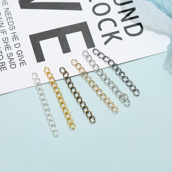 50pcs/lot 50mm necklace extender chain charm bracelet extended chains tails extension for jewelry making diy findings supplies wmtyez
50pcs/lot 50mm necklace extender chain charm bracelet extended chains tails extension for jewelry making diy findings supplies wmtyez