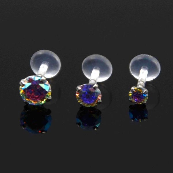 lot 4pcs ab zircon bioplast labret monroe lip stud ear cartiliage tragus helix piercing stud ring 16g body jewelry q jllztn, Silver
lot 4pcs ab zircon bioplast labret monroe lip stud ear cartiliage tragus helix piercing stud ring 16g body jewelry q jllztn, Silver