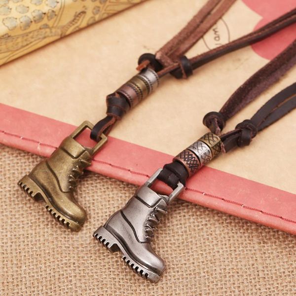 fashion vintage martin boots shoes leather cord necklace genuine leather pendants necklace for sweater chain n0040, Silver
fashion vintage martin boots shoes leather cord necklace genuine leather pendants necklace for sweater chain n0040, Silver