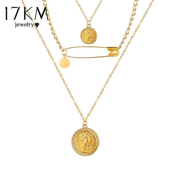 pendant necklaces 17km fashion gold coin pendants for women flower choker necklace 2021 ethnic multilayer female bohemian jewelry, Silver
pendant necklaces 17km fashion gold coin pendants for women flower choker necklace 2021 ethnic multilayer female bohemian jewelry, Silver