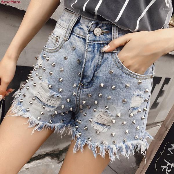 women's shorts mexemara fashion the hole tassel high waist wide leg rivet denim 1, White;black
women's shorts mexemara fashion the hole tassel high waist wide leg rivet denim 1, White;black