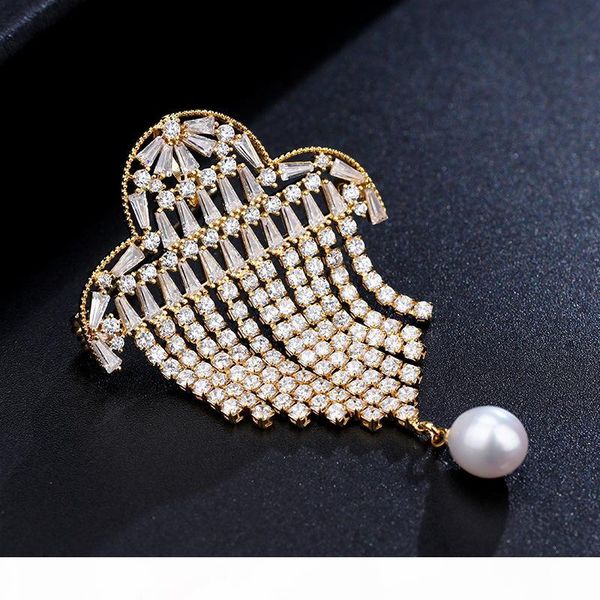charming women pins brooches high end yellow gold plated cz long tassels brooch pin for girls women for party wedding nice gift, Gray
charming women pins brooches high end yellow gold plated cz long tassels brooch pin for girls women for party wedding nice gift, Gray