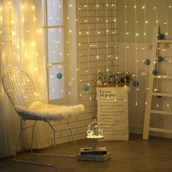 4m x 1.5m led curtain lights garland christmas decorations for wedding living room patio party shop holiday lighting chain icicle lights
4m x 1.5m led curtain lights garland christmas decorations for wedding living room patio party shop holiday lighting chain icicle lights