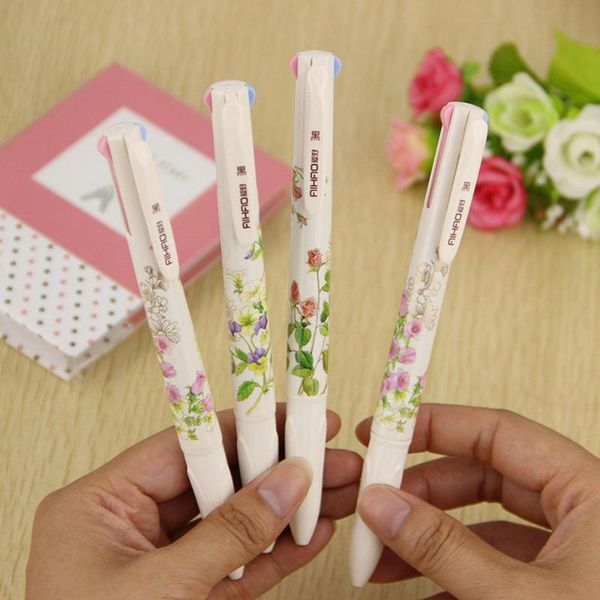 ballpoint pens 1pcs 4 in 1 colored pen floral kawaii stationery canetas material escolar office school supplies, Blue;orange
ballpoint pens 1pcs 4 in 1 colored pen floral kawaii stationery canetas material escolar office school supplies, Blue;orange