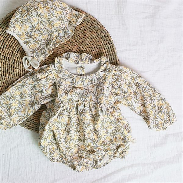 facejoyous 0-24m autumn cotton toddler kids baby girls bodysuit floral print ruffles long sleeve jumpsuit with hat 2pcs 1024, Blue
facejoyous 0-24m autumn cotton toddler kids baby girls bodysuit floral print ruffles long sleeve jumpsuit with hat 2pcs 1024, Blue