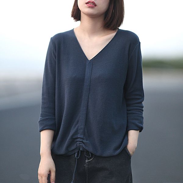 new autumn 2020 cotton knitwear women's dress dressknitted dressdress with drawstring showing thin loose and artistic women's wear, White;black
new autumn 2020 cotton knitwear women's dress dressknitted dressdress with drawstring showing thin loose and artistic women's wear, White;black