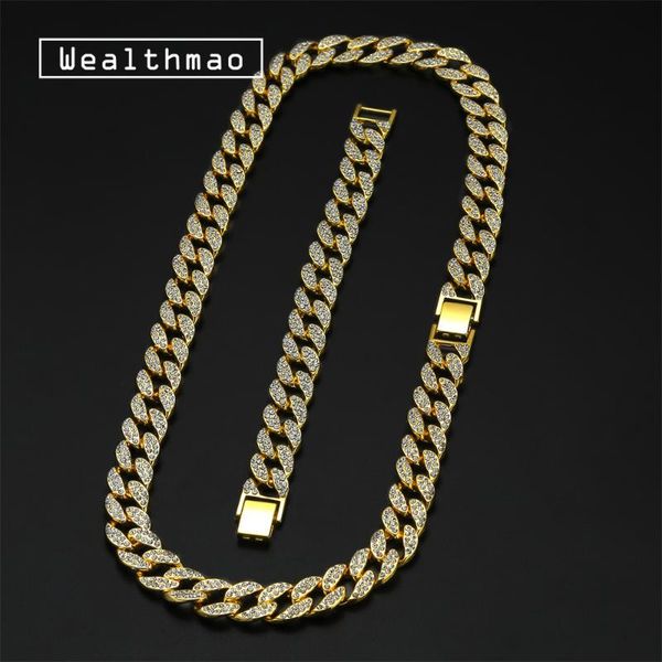 15mm heavy iced out miami cuban link crystal necklace choker bling rhinestone hip hop gold silver for men chain bracelet set
15mm heavy iced out miami cuban link crystal necklace choker bling rhinestone hip hop gold silver for men chain bracelet set