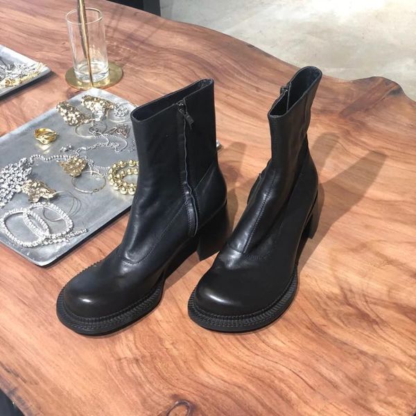 boots women roundtoe high heels motorcycle pu leather england womens ankle brand designer heel, Black
boots women roundtoe high heels motorcycle pu leather england womens ankle brand designer heel, Black