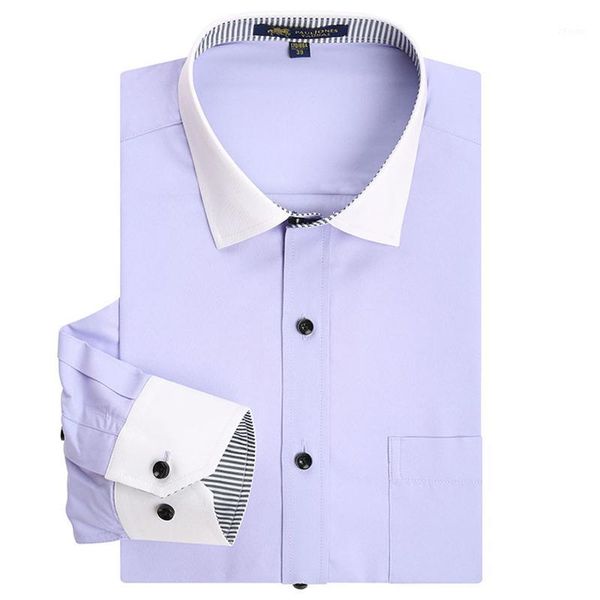 men's regular-fit twill patchwork collar dress shirt single patch pocket smart casual long sleeve contrast color piping shirts1, White;black
men's regular-fit twill patchwork collar dress shirt single patch pocket smart casual long sleeve contrast color piping shirts1, White;black