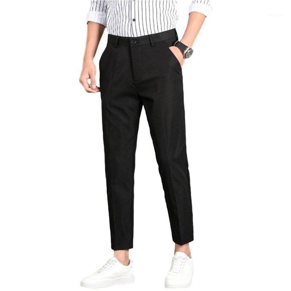 missky men's pants solid colot casual trousers slim cropped casual straight-leg business suit trousers for male new1, White;black
missky men's pants solid colot casual trousers slim cropped casual straight-leg business suit trousers for male new1, White;black