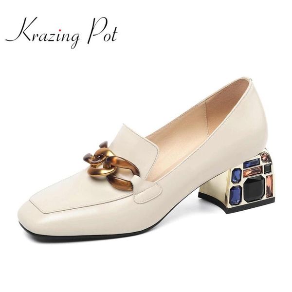 dress shoes krazing pot mature cow leather patent square toe high heels metal fasteners deep mouth slip on fashion pumps l62, Black
dress shoes krazing pot mature cow leather patent square toe high heels metal fasteners deep mouth slip on fashion pumps l62, Black