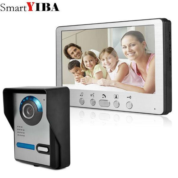 smartyiba 7" wired video door phone home security intercom system doorphone with waterproof outdoor ir camera night vision color
smartyiba 7" wired video door phone home security intercom system doorphone with waterproof outdoor ir camera night vision color