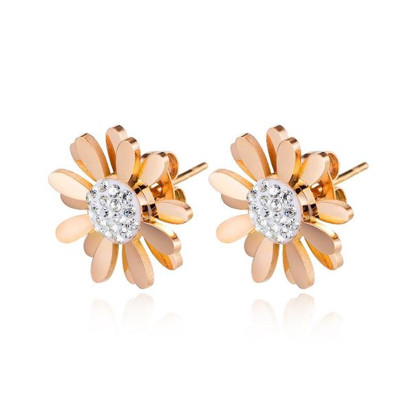 stud trendy steel cute daisy flowers women earrings 2021 korean rose gold zircon jewelry accessories wholesale, Golden;silver
stud trendy steel cute daisy flowers women earrings 2021 korean rose gold zircon jewelry accessories wholesale, Golden;silver