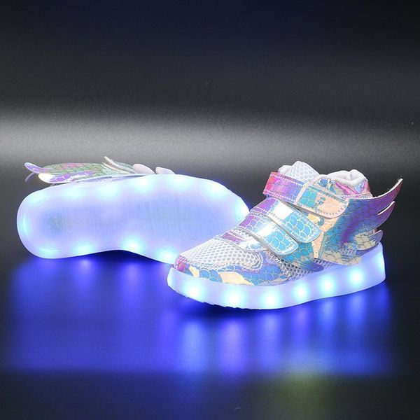 мальчики светящийся led sneakers осень светящиеся high-топ дети спорт детские малышей обувь для девочек крылья сетки дышащий тапочки, Black
мальчики светящийся led sneakers осень светящиеся high-топ дети спорт детские малышей обувь для девочек крылья сетки дышащий тапочки, Black