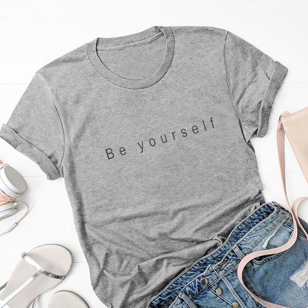 women's t-shirt be yourself letter print christian faith hope love tshirt women fashion girl short sleeve shirts cotton drop ship, White
women's t-shirt be yourself letter print christian faith hope love tshirt women fashion girl short sleeve shirts cotton drop ship, White