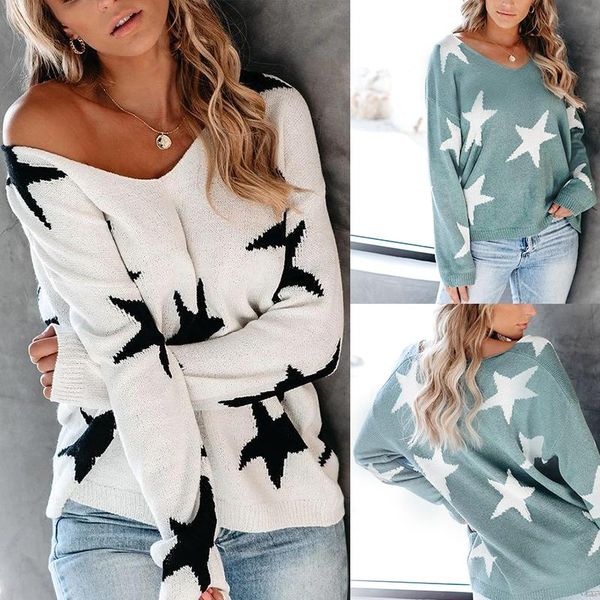 women's sweaters fashion loose casual one-neck sweater pullover long sleeve, White;black
women's sweaters fashion loose casual one-neck sweater pullover long sleeve, White;black