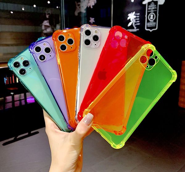 for iphone12 fluorescence clear shockproof phone case for iphone 12 mini 11 pro max se2 x xr xs max 7 8 6 plus candy color soft cover
for iphone12 fluorescence clear shockproof phone case for iphone 12 mini 11 pro max se2 x xr xs max 7 8 6 plus candy color soft cover