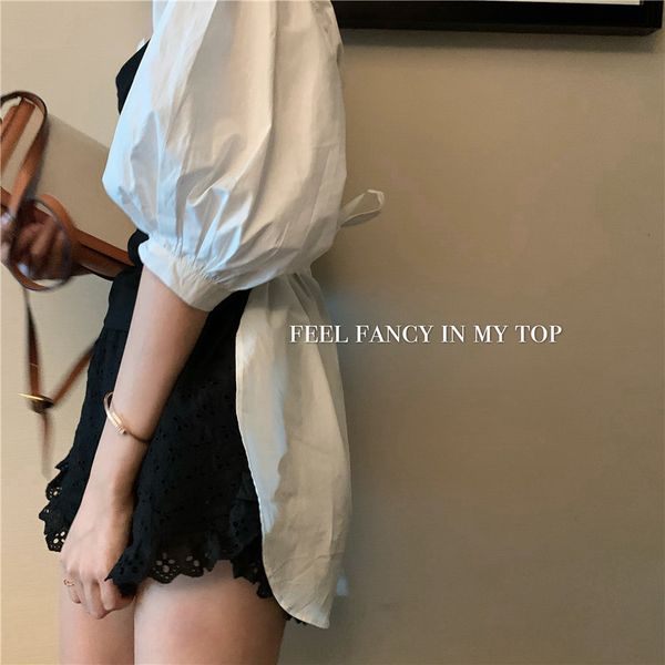 ffu 2020 new summer design bubble sleeve short sleeve french shirtnational shirtsquare collar shirt minority temperament small women, Gray
ffu 2020 new summer design bubble sleeve short sleeve french shirtnational shirtsquare collar shirt minority temperament small women, Gray
