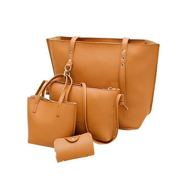 4pcs/set pu leather tassels shoulder bag women big capacity tote portable handbag mini clutch card bags travel messenger bag
4pcs/set pu leather tassels shoulder bag women big capacity tote portable handbag mini clutch card bags travel messenger bag