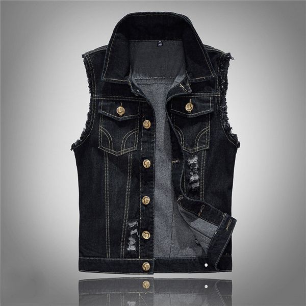 2021 new collect sleeveless male vest black jeans, vintage, retro, plus size 6xl kmsb, Black;white
2021 new collect sleeveless male vest black jeans, vintage, retro, plus size 6xl kmsb, Black;white