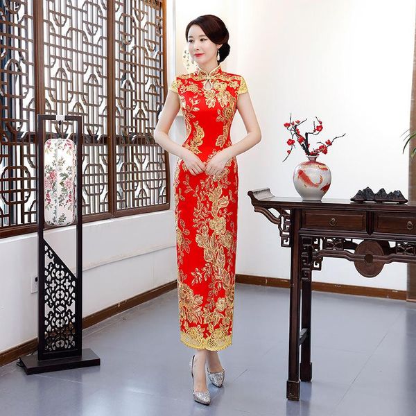 ethnic clothing fashion party cheongsam oriental evening dress chinese style women elegant qipao long robe retro vestido plus size s-4x, Red
ethnic clothing fashion party cheongsam oriental evening dress chinese style women elegant qipao long robe retro vestido plus size s-4x, Red
