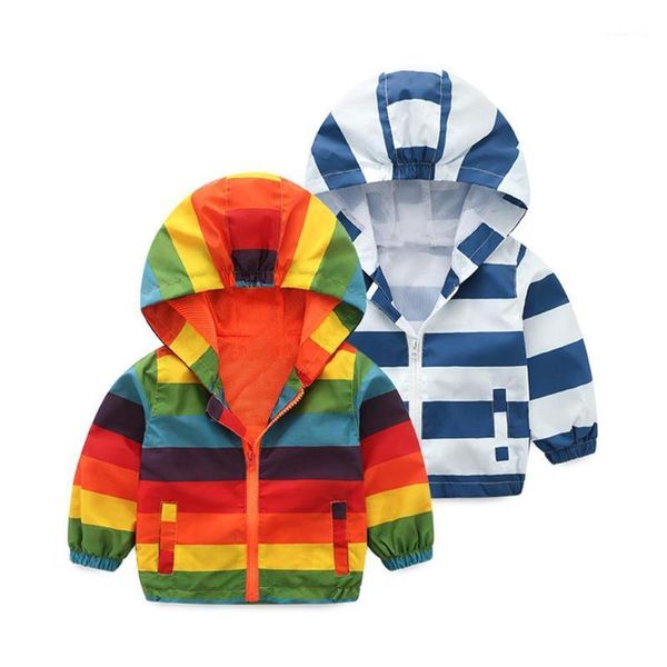 boys girls stripes rainbow coat hooded sun water proof children's jacket for spring autumn kids clothes clothing outwear1, Blue;gray
boys girls stripes rainbow coat hooded sun water proof children's jacket for spring autumn kids clothes clothing outwear1, Blue;gray
