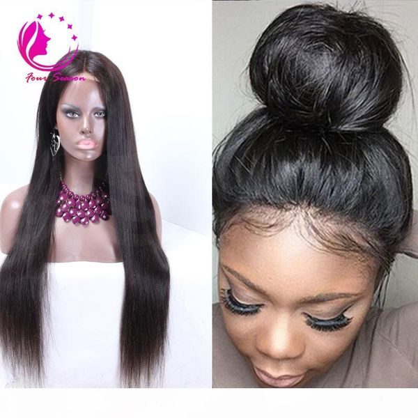 silky straight human hair wig unprocessed virgin brazilian hair full lace wig & lace front wig for black women with baby hair, Black;brown
silky straight human hair wig unprocessed virgin brazilian hair full lace wig & lace front wig for black women with baby hair, Black;brown