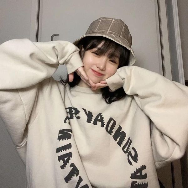 2021 kanyemeichao loose round neck sweater mens and womens autumn high street pullover, Black
2021 kanyemeichao loose round neck sweater mens and womens autumn high street pullover, Black