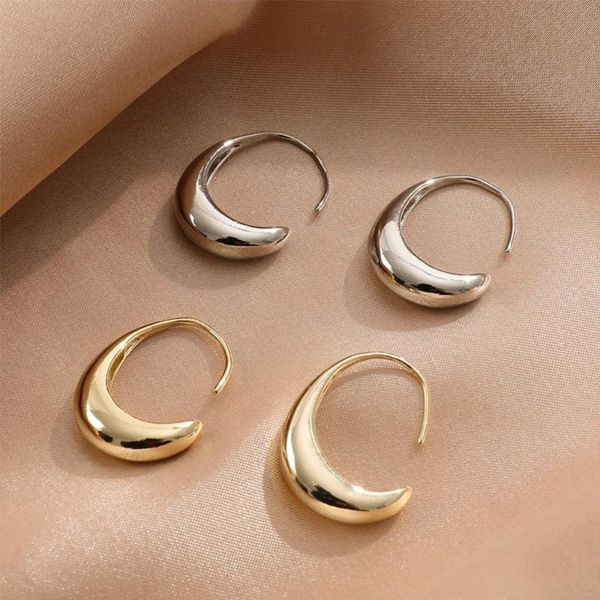 hoop & huggie women fashion stud earrings temperament personality circle gold plated prevent allergy c shape earring bride jewelry, Golden;silver
hoop & huggie women fashion stud earrings temperament personality circle gold plated prevent allergy c shape earring bride jewelry, Golden;silver