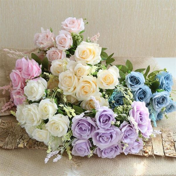 6pcs ake rose bunch (9 heads/piece) 13.39" length simulation roses with foam fruit for wedding home decorative artificial1
6pcs ake rose bunch (9 heads/piece) 13.39" length simulation roses with foam fruit for wedding home decorative artificial1