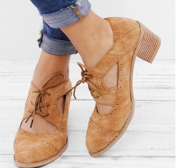 2020 summer vintage london brogue shoes women lace up sandal chunky high heels cut-outs female casual footwear plus size 35-431, Black
2020 summer vintage london brogue shoes women lace up sandal chunky high heels cut-outs female casual footwear plus size 35-431, Black