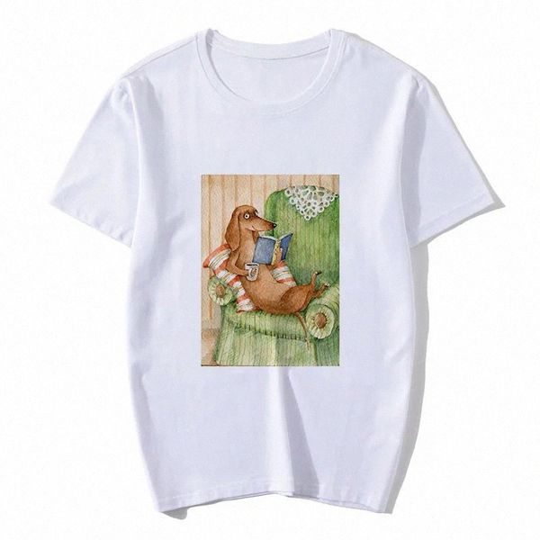 zogankin dachshund funny t shirt women harajuku kawaii dog and cat summer new fashion t-shirt girls tshirt #k988, White
zogankin dachshund funny t shirt women harajuku kawaii dog and cat summer new fashion t-shirt girls tshirt #k988, White