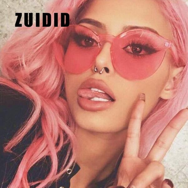 Fashion Candy Color Transparent Frameless sunglasses Women's Brand Designer Pink Rimless Mirror Glasses for Female, White;black
Fashion Candy Color Transparent Frameless sunglasses Women's Brand Designer Pink Rimless Mirror Glasses for Female, White;black