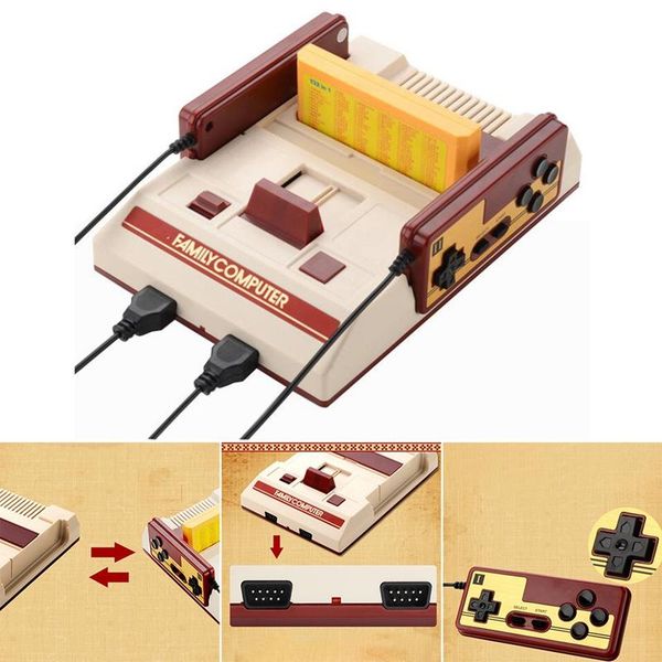 retro tv game console support 132 cartridge with 2 gamepads built-in 500 games fc compac
retro tv game console support 132 cartridge with 2 gamepads built-in 500 games fc compac