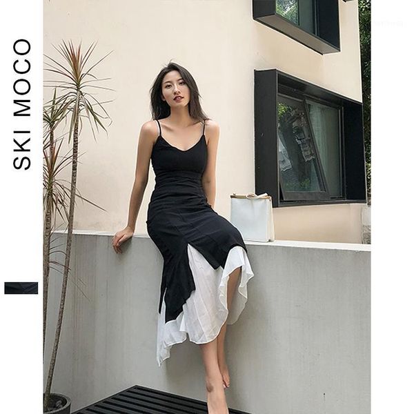 women dress 2020 new fashion spring autumn vintage party dresses patchwork false two pieces split irregular boho long maxi party1, Black;gray 
women dress 2020 new fashion spring autumn vintage party dresses patchwork false two pieces split irregular boho long maxi party1, Black;gray