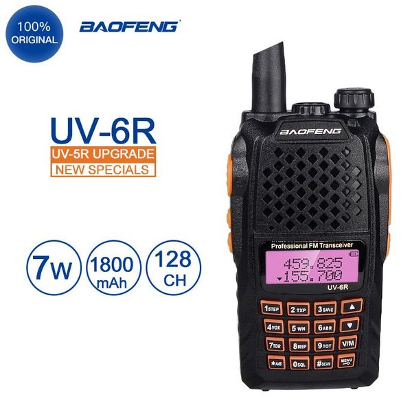 walkie talkie baofeng uv-6r 10 km 7w uhf vhf dual band uv 6r fm radio vox alarm ham hf transceiver puv6r
walkie talkie baofeng uv-6r 10 km 7w uhf vhf dual band uv 6r fm radio vox alarm ham hf transceiver puv6r
