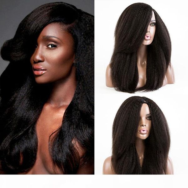 human hair brazilian u part wig italian yaki for black women pre plucked remy hair kinky straight u part wig side part, Black;brown
human hair brazilian u part wig italian yaki for black women pre plucked remy hair kinky straight u part wig side part, Black;brown