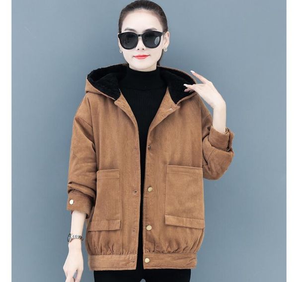 2021 spring and autumn winter with new style fashion long sleeve women's corduroy jacket coat@571, Black;brown
2021 spring and autumn winter with new style fashion long sleeve women's corduroy jacket coat@571, Black;brown