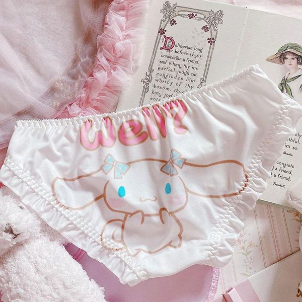 breathable ruffle small fresh girls kawaii panties cinnamoroll print japanese comfortable cotton sweet low waist briefs1, Black;pink
breathable ruffle small fresh girls kawaii panties cinnamoroll print japanese comfortable cotton sweet low waist briefs1, Black;pink