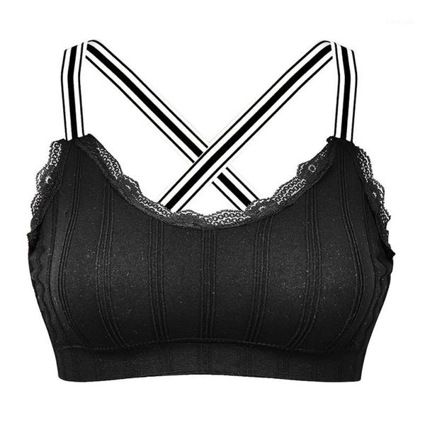 gym clothing women stripes wrapped chest bra seamless vest straps back comfortable breathable sports bra1, White;black
gym clothing women stripes wrapped chest bra seamless vest straps back comfortable breathable sports bra1, White;black